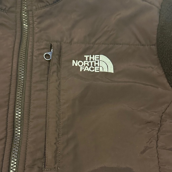 The North Face Women's Dark Brown Fleece Zipper Jacket Size S - Picture 2 of 9